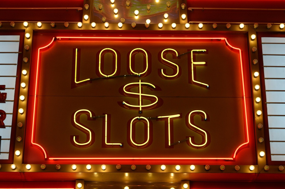 Slot gaming neon sign