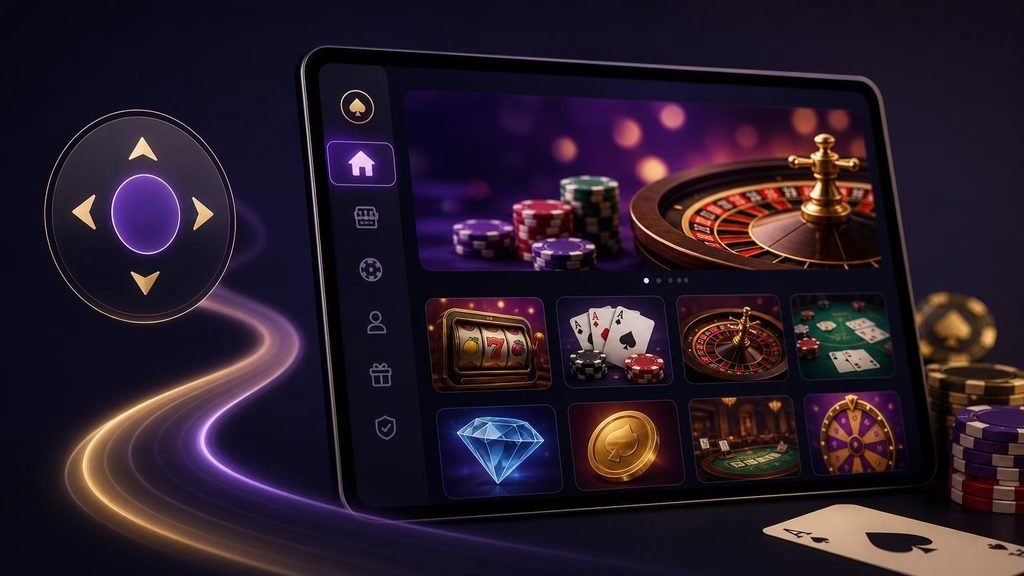 Casino Interface Easy Navigation
